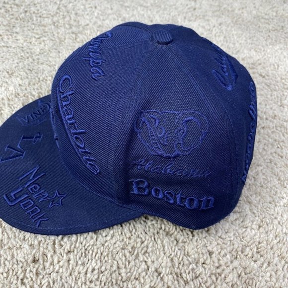 Sports Cities States Hat Blue Fitted XL Atlanta‎ Tampa NC SC LA NY Orlando Cap - Picture 4 of 12